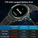 Novo smartwatch ultra AMOLED de 1,85 polegadas, rastreamento GPS, chamada Bluetooth HD; bateria grande de 710 mAh, mostrador 400+, adequado para Huawei Xiaomi
